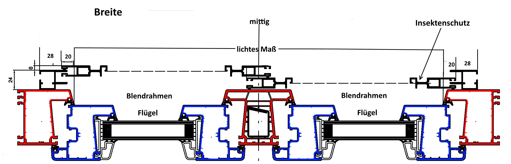 Aufmass Breite Variante 4