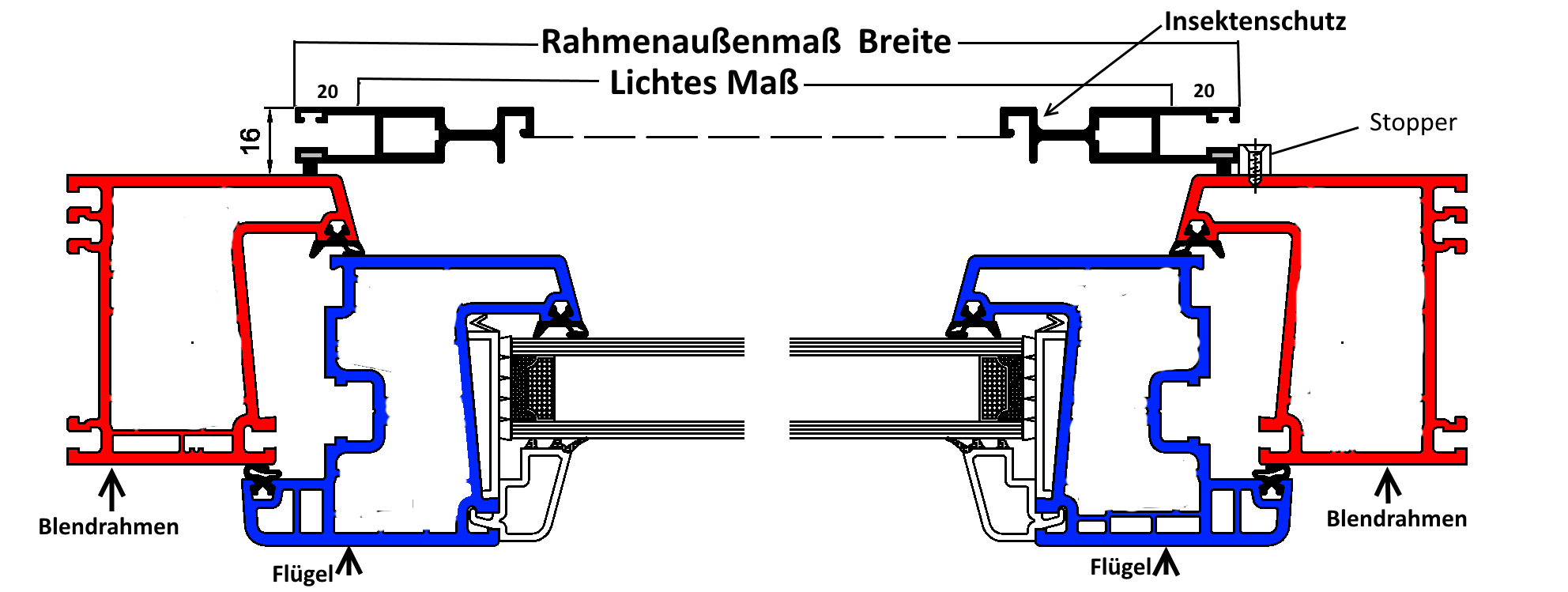 Aufmass Breite Variante 2