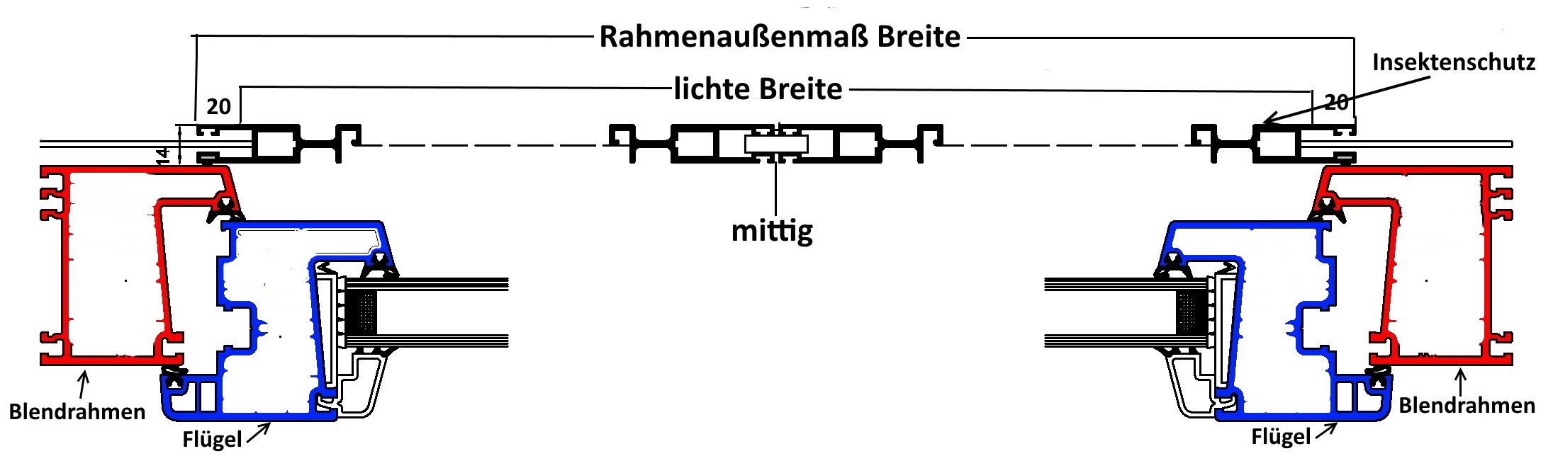 Aufmass Breite Variante 3